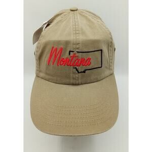 Montana State Tan Cap Adjustable